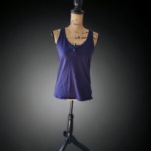 Tommy Hilfiger Tank Top Womens SZ XL Henley Casual Capsule Summer Everyday